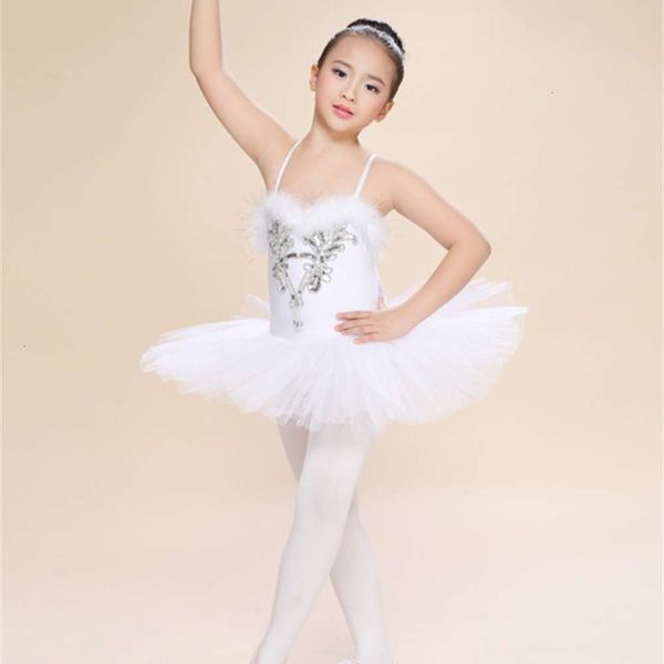 little ballet children's swan dance girls' white gauze performance drs ffy skirt 61, Blue
little ballet children's swan dance girls' white gauze performance drs ffy skirt 61, Blue