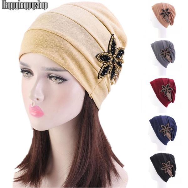 beanie/skull caps muslim turban for women solid color beads flower beanies chemo hat head scarf hijab hair loss bandanas accessories, Blue;gray
beanie/skull caps muslim turban for women solid color beads flower beanies chemo hat head scarf hijab hair loss bandanas accessories, Blue;gray