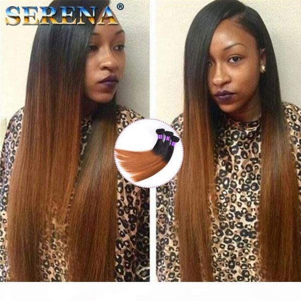 7a brazilian blonde ombre virgin human hair 3pcs silky straight weaves extensions two tone 1b 30 bleach blonde ombre human hair bundles, Black
7a brazilian blonde ombre virgin human hair 3pcs silky straight weaves extensions two tone 1b 30 bleach blonde ombre human hair bundles, Black