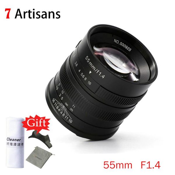 7artisans 55mm f1.4 large aperture portrait manual focus micro camera prime fix focus lens for canon eos-m mount e fuji mount
7artisans 55mm f1.4 large aperture portrait manual focus micro camera prime fix focus lens for canon eos-m mount e fuji mount