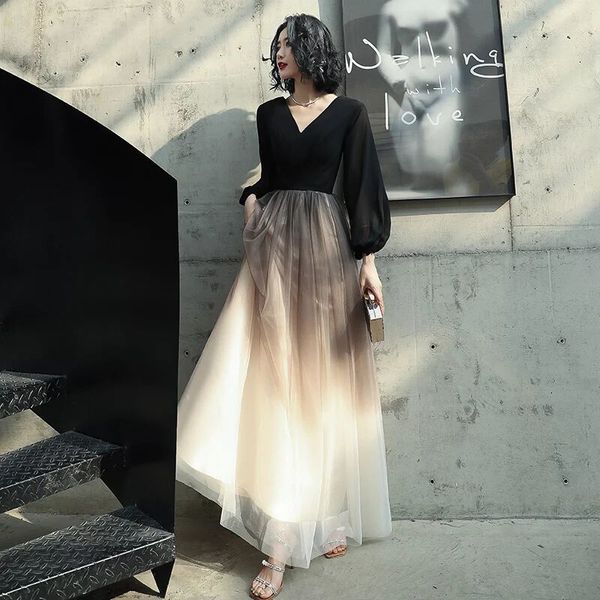 2021 new robe soiree black long women from party dressed night clothes to floor smooth tule jt94 evening, Black;red
2021 new robe soiree black long women from party dressed night clothes to floor smooth tule jt94 evening, Black;red