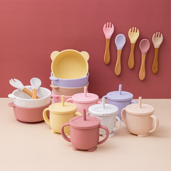 children silicone dishes dining bowl drinking cup spoon set food dinnerware for kids suction cup fixing feeding dinner bowls bpa lj201221
children silicone dishes dining bowl drinking cup spoon set food dinnerware for kids suction cup fixing feeding dinner bowls bpa lj201221