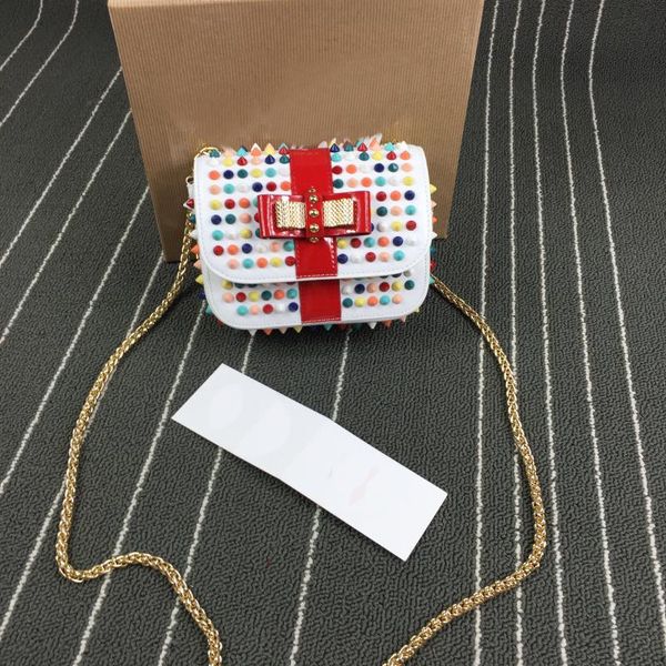 women rivet mini shoulder evening bag fashion women designer handbag genuine leather totes bags black red
women rivet mini shoulder evening bag fashion women designer handbag genuine leather totes bags black red