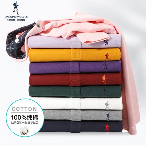 lapel cotton wolves long-sleeved polo men's with 2020 spring new fashion dancing casual t-shirt men's shirt fvksw
lapel cotton wolves long-sleeved polo men's with 2020 spring new fashion dancing casual t-shirt men's shirt fvksw