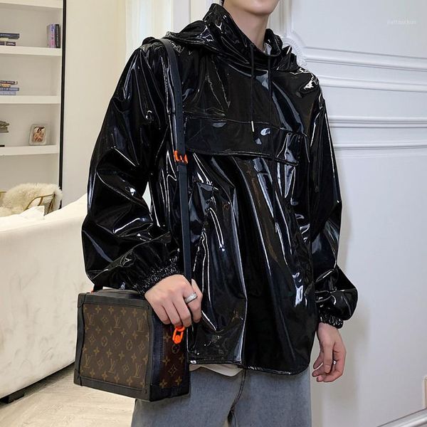 male streetwear hip hop casual black bright leather jacket outerwear men autumn new hooded pullover leather jacket coat1
male streetwear hip hop casual black bright leather jacket outerwear men autumn new hooded pullover leather jacket coat1