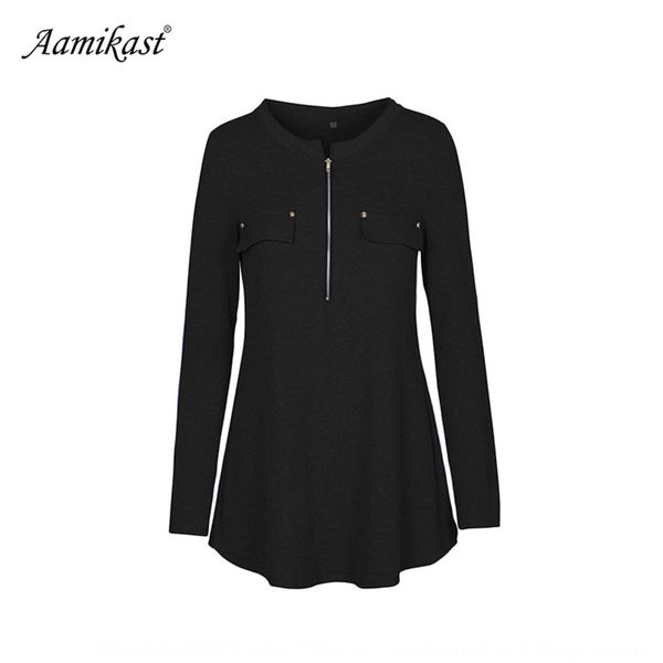 aw2020 new women's crew neck long sleeve pocket decoration d0678 aw2020 new t-shirt women's t-shirt crew neck long sleeve pocket d, White
aw2020 new women's crew neck long sleeve pocket decoration d0678 aw2020 new t-shirt women's t-shirt crew neck long sleeve pocket d, White