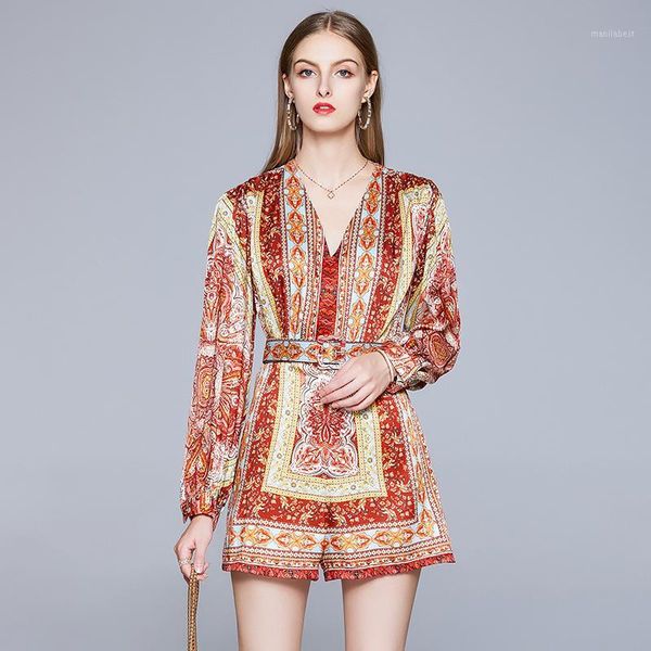 jsxdhk new runway summer holiday beach shorts jumpsuit vintage women floral print lantern sleeve pocket belt romper jumpsuit1, Black;white
jsxdhk new runway summer holiday beach shorts jumpsuit vintage women floral print lantern sleeve pocket belt romper jumpsuit1, Black;white