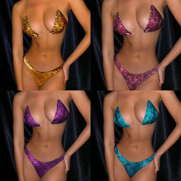 bikini 2021 ladies sequins european and american triangle package split transparent swimming fashion beachwear new style, White;black
bikini 2021 ladies sequins european and american triangle package split transparent swimming fashion beachwear new style, White;black