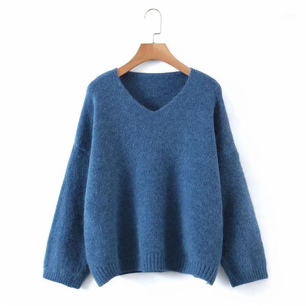merodi women casual v-neck solid autumn knitted pullover female vintage long sleeve blue sweaters girls elastic knitwear1, White;black
merodi women casual v-neck solid autumn knitted pullover female vintage long sleeve blue sweaters girls elastic knitwear1, White;black