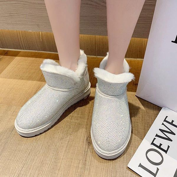 кристалл snow boots женская обувь 2020 замша ботильоны зимние теплые ботинки сладкий плюшевый женщины короткие пинетки kobiet buty, Black
кристалл snow boots женская обувь 2020 замша ботильоны зимние теплые ботинки сладкий плюшевый женщины короткие пинетки kobiet buty, Black