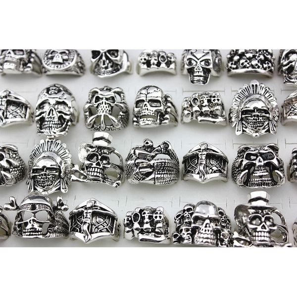 factoryf8i5gothic skull biker carved big men's anti-silver retro punk rings for men s fashion jewelry in bulk wholesale
factoryf8i5gothic skull biker carved big men's anti-silver retro punk rings for men s fashion jewelry in bulk wholesale