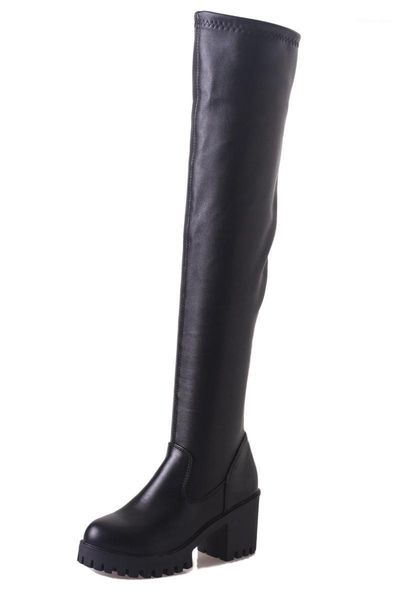 boots autumn winter women thigh high ladies fashion pu leather lace-up woman shoes slim the knee high1, Black
boots autumn winter women thigh high ladies fashion pu leather lace-up woman shoes slim the knee high1, Black