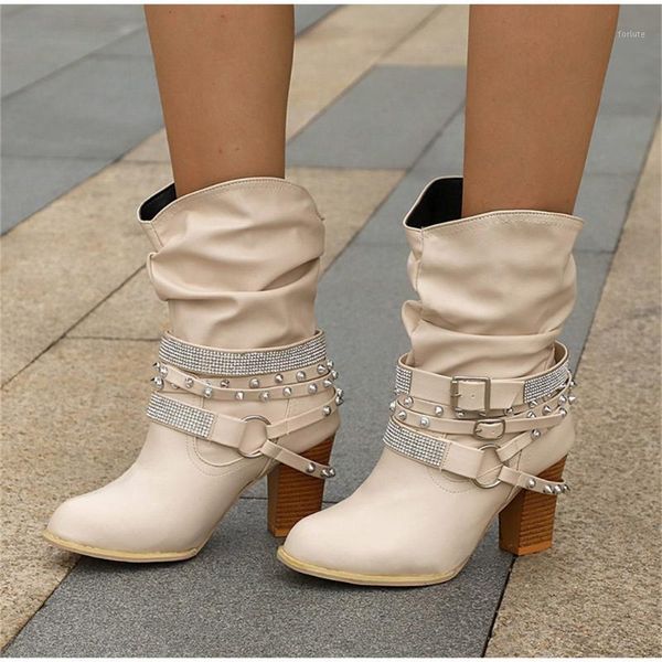aliyi women's ankle boots 2020 autumn winter retro crystal rivet faux leather high heel ladies shoes buckle female short boots1, Black
aliyi women's ankle boots 2020 autumn winter retro crystal rivet faux leather high heel ladies shoes buckle female short boots1, Black
