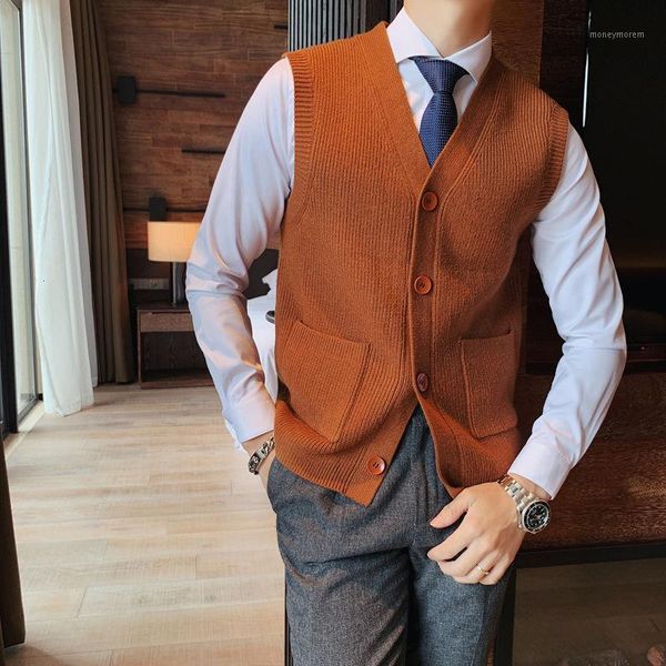 men's vests sleeveless knitted vest yellow yersey hombre jacket autumn solid color sweater cardigan men pilling-resistant1, Black;white
men's vests sleeveless knitted vest yellow yersey hombre jacket autumn solid color sweater cardigan men pilling-resistant1, Black;white