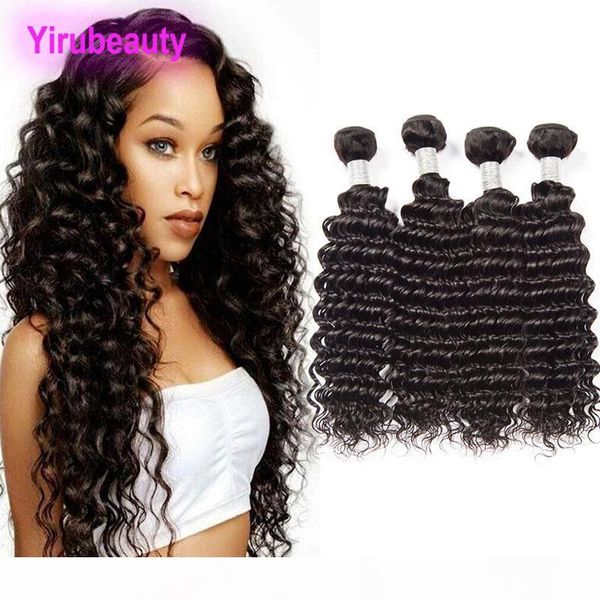 brazilian human hair 4 bundles unprocessed virgin hair extensions deep wave curly brazilian virgin hair 8-28inch weaves natural color, Black 
brazilian human hair 4 bundles unprocessed virgin hair extensions deep wave curly brazilian virgin hair 8-28inch weaves natural color, Black