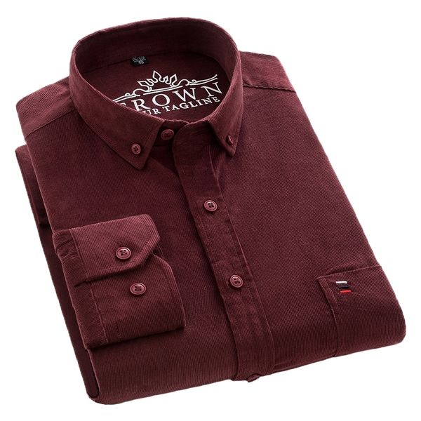 2021 new brand 100% cotton corduroy men casual shirts soft leisure solid color fit long sleeved man shirt oversized clothes rmmd, White;black
2021 new brand 100% cotton corduroy men casual shirts soft leisure solid color fit long sleeved man shirt oversized clothes rmmd, White;black