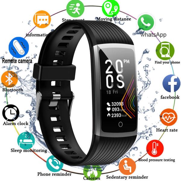 2020 1.14 'touch screen wristband fitns measurement blood prsure sports watch smart tracker wristwatch men and wo
2020 1.14 'touch screen wristband fitns measurement blood prsure sports watch smart tracker wristwatch men and wo