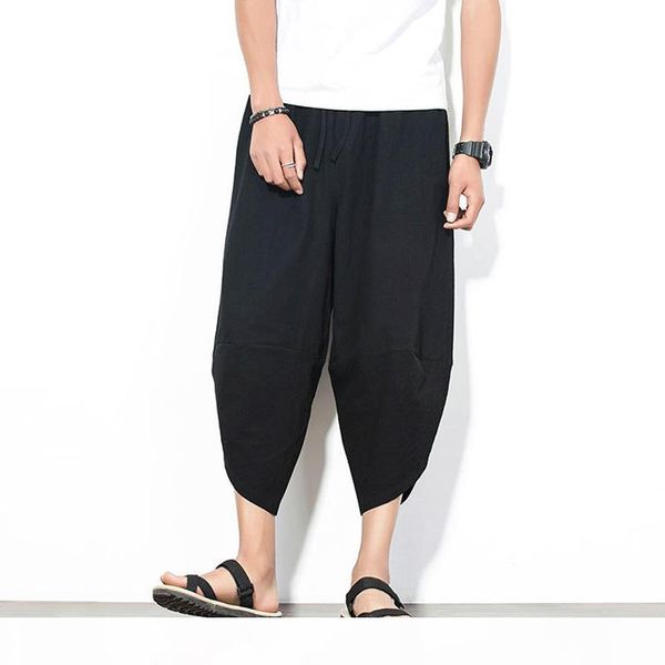 m-4xl summer simple style pants men plus size trousers breathable mens loose solid color males casual harem-pants all match 2020, Black
m-4xl summer simple style pants men plus size trousers breathable mens loose solid color males casual harem-pants all match 2020, Black