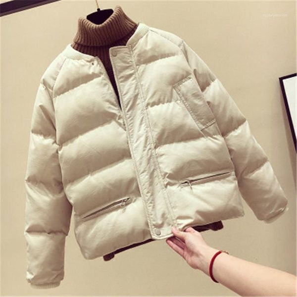 women's down & parkas short cotton coat women 2021 winter fashion stand collar long sleeve thick warm loose trend 2091, Black
women's down & parkas short cotton coat women 2021 winter fashion stand collar long sleeve thick warm loose trend 2091, Black