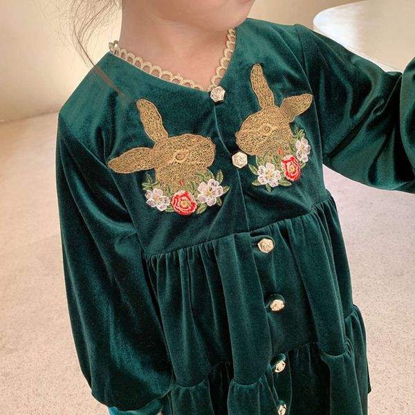 autumn girls' 2020 clothing new children's baby long sve veet korean embroidery little girl rabbit drs w49psybr, Red;yellow
autumn girls' 2020 clothing new children's baby long sve veet korean embroidery little girl rabbit drs w49psybr, Red;yellow