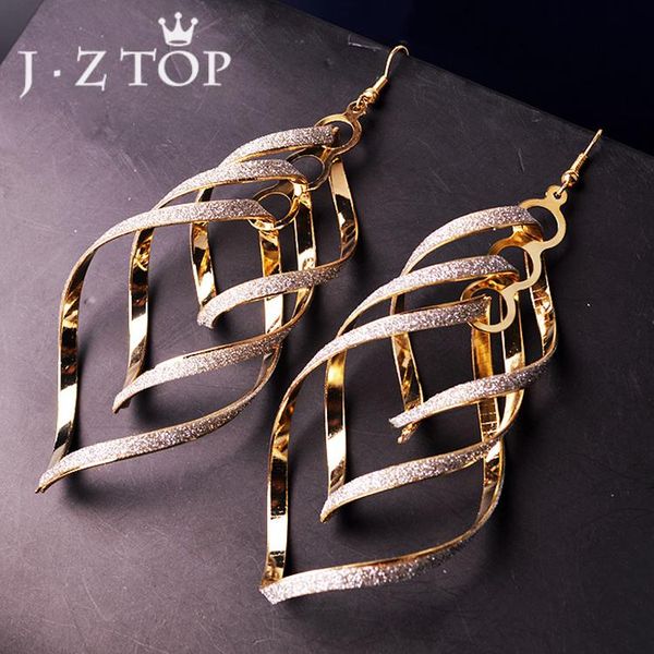 dangle & chandelier jzpunk twisted frosted sequined drop earrings woman exaggerated geometric multi layer gold/silver color long earring
dangle & chandelier jzpunk twisted frosted sequined drop earrings woman exaggerated geometric multi layer gold/silver color long earring