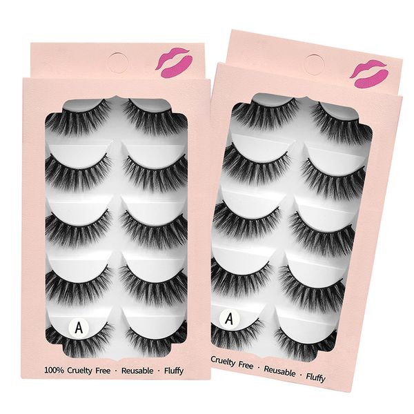 5 pairs mink lashes cruelty false eyelashes makeup 3d mink eyelashes natural thick volume lashes eyelash extension
5 pairs mink lashes cruelty false eyelashes makeup 3d mink eyelashes natural thick volume lashes eyelash extension