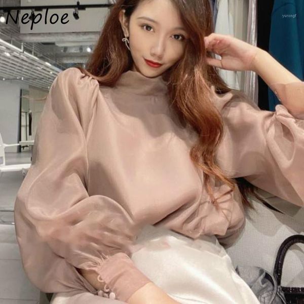 neploe sweet stand collar puff sleeve chiffon shirt autumn japan style new all-match women blouse chic bow drawstring blusas1, White
neploe sweet stand collar puff sleeve chiffon shirt autumn japan style new all-match women blouse chic bow drawstring blusas1, White