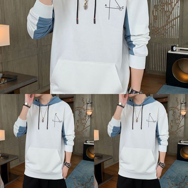 men's fall 2020 trendy all-around hoodie sweatersweater sweater crew neck hoodies ins ultra clothes trend with undershirt jacket 5xans, Black
men's fall 2020 trendy all-around hoodie sweatersweater sweater crew neck hoodies ins ultra clothes trend with undershirt jacket 5xans, Black