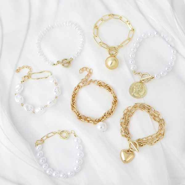 fashion accessories pearl bracelet luxury jewelry women link chain necklace gold love bracelet party gift wholesale, Black
fashion accessories pearl bracelet luxury jewelry women link chain necklace gold love bracelet party gift wholesale, Black