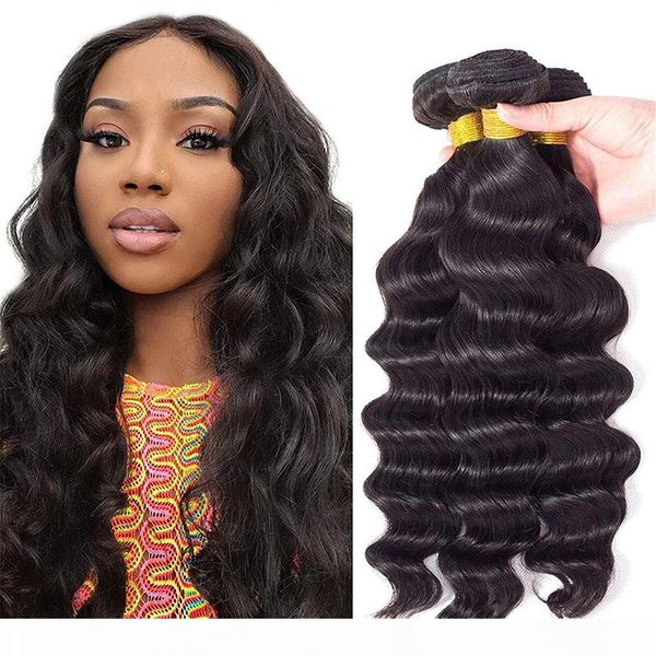 dilys loose deep wave bundles brazilian virgin human hair bundles loose deep hair wefts natural color 8-28 inch, Black
dilys loose deep wave bundles brazilian virgin human hair bundles loose deep hair wefts natural color 8-28 inch, Black