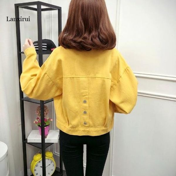 women's jackets women denim spring autumn streetwear loose coat for jeans cowboy short, Black;brown
women's jackets women denim spring autumn streetwear loose coat for jeans cowboy short, Black;brown