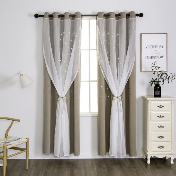curtain & drapes chiffon hollow star double layer shading bedroom decorative curtains apricot living room solid color custom
curtain & drapes chiffon hollow star double layer shading bedroom decorative curtains apricot living room solid color custom