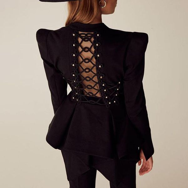 elegant beading blazer for women v neck long sleeve hollow out tunic slim coat female fashion clothing 2020 new, White;black
elegant beading blazer for women v neck long sleeve hollow out tunic slim coat female fashion clothing 2020 new, White;black