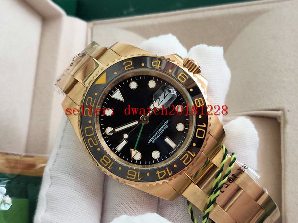 2 colors luxury stainless 18k yellow gold ceramic gmt ii mens watch black # 116718 116718ln box papers men's watches folding mechanical, Slivery;brown
2 colors luxury stainless 18k yellow gold ceramic gmt ii mens watch black # 116718 116718ln box papers men's watches folding mechanical, Slivery;brown