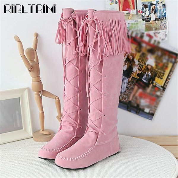 ribetrini new arrival women shoes women solid cross tied mid calf boots casual design comfy fashin winter boots1, Black
ribetrini new arrival women shoes women solid cross tied mid calf boots casual design comfy fashin winter boots1, Black