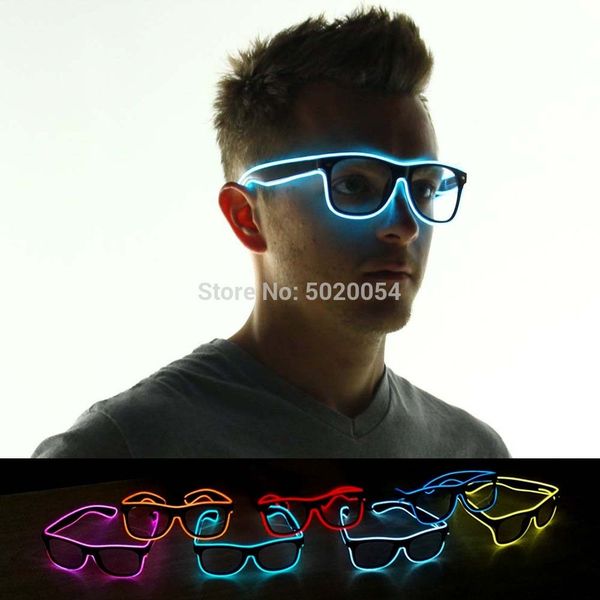 2021 light up el wire led flashing glasses halloween rave party bar eyeswear accessory sunglasses
2021 light up el wire led flashing glasses halloween rave party bar eyeswear accessory sunglasses