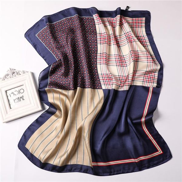 retro plaid silk women scarf square foulard neck scarves office lady shawls small pashmina hair wraps neckerchief 7070 cm wmtfwv bdesybag, Blue;gray
retro plaid silk women scarf square foulard neck scarves office lady shawls small pashmina hair wraps neckerchief 7070 cm wmtfwv bdesybag, Blue;gray