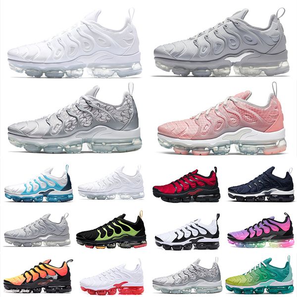 2021 tn plus metallic white silver triple black men running shoes tn plus trainer sneaker shoes size 36-45, White;red
2021 tn plus metallic white silver triple black men running shoes tn plus trainer sneaker shoes size 36-45, White;red