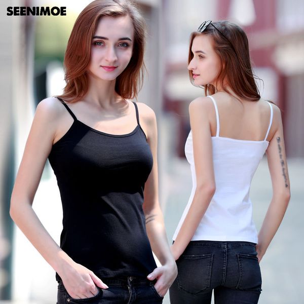 seenimoe women breathable shoulder straps tank vest camisole u-neck summer sleeveless camisole t200706, White
seenimoe women breathable shoulder straps tank vest camisole u-neck summer sleeveless camisole t200706, White