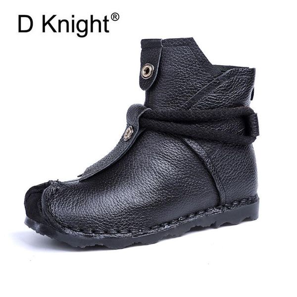 vintage genuine leather women casual ankle boots fashion round toe handmade leather warm snow boots ladies mother winter shoes, Black
vintage genuine leather women casual ankle boots fashion round toe handmade leather warm snow boots ladies mother winter shoes, Black