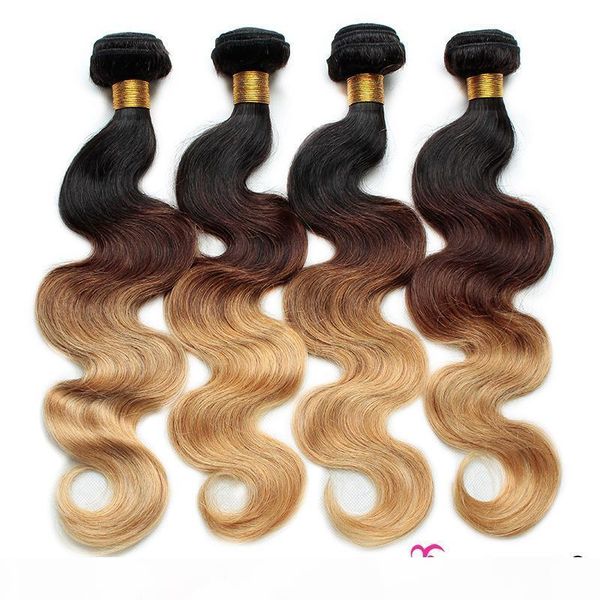 ombre human hair weaves body wave 4 bundles three tone 1b 4 27# brazilian virgin hair ombre hair extensions thick bundles, Black;brown
ombre human hair weaves body wave 4 bundles three tone 1b 4 27# brazilian virgin hair ombre hair extensions thick bundles, Black;brown