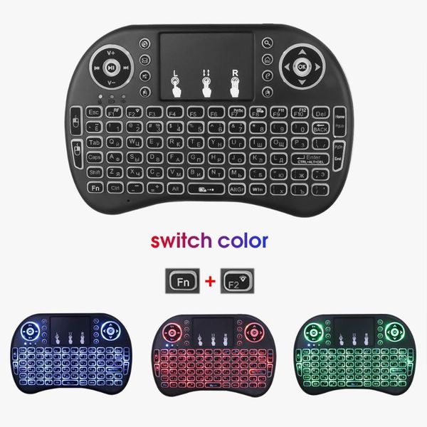 backlit i8 mini english russian wireless keyboard mouse 2.4ghz keyboard for laptv with touchpad 3 color battery
backlit i8 mini english russian wireless keyboard mouse 2.4ghz keyboard for laptv with touchpad 3 color battery