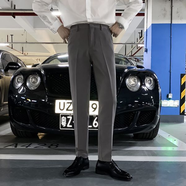 daio ethan autumn and winter men's pure color slim feet casual british trousers trend
daio ethan autumn and winter men's pure color slim feet casual british trousers trend