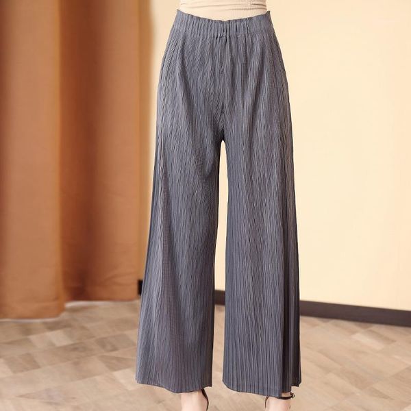 pants women plus size stretch miyake pleated 2020 summer high waist solid color casual ankle-length pants for women 45-75kg1, Black;white
pants women plus size stretch miyake pleated 2020 summer high waist solid color casual ankle-length pants for women 45-75kg1, Black;white
