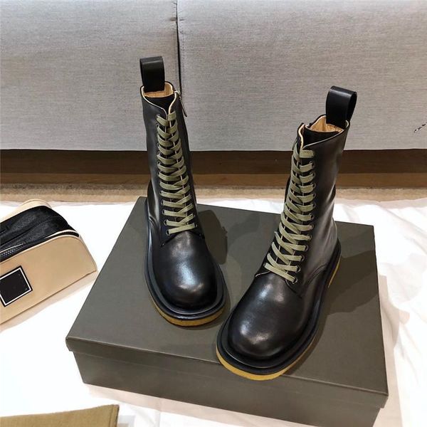 boots est winter lace up round toe genuine leather goth riding knee high designer women shoes 2021 womens, Black 
boots est winter lace up round toe genuine leather goth riding knee high designer women shoes 2021 womens, Black