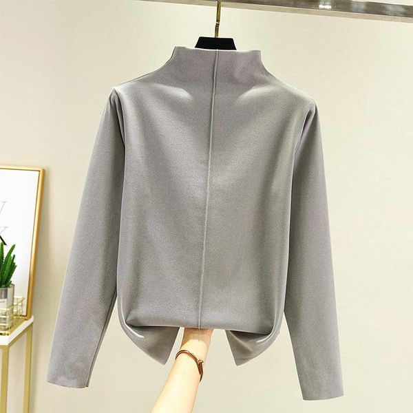 women's half turtleneck slim warm blouse long sleeve casual blouses female 2020 new autumn winter girls sweet cq 202010101, White
women's half turtleneck slim warm blouse long sleeve casual blouses female 2020 new autumn winter girls sweet cq 202010101, White