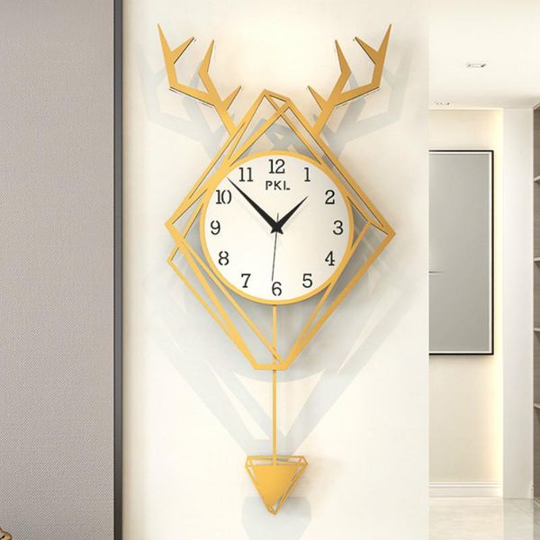 wall clocks luxury modern clock deer art simple creative swing silent pendulum relojes pared nordic living room decor mm60wc
wall clocks luxury modern clock deer art simple creative swing silent pendulum relojes pared nordic living room decor mm60wc
