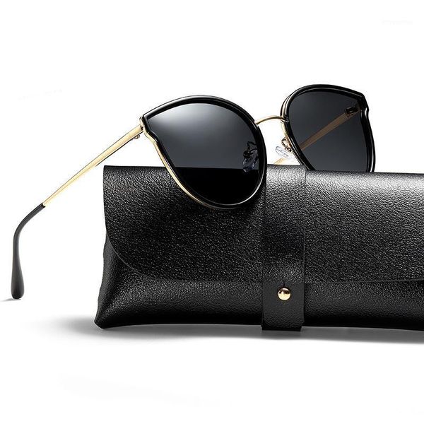 elegant polarized women sunglasses vintage metal frame sun glasses female new fashion glasses trendy cat ear shades1, White;black
elegant polarized women sunglasses vintage metal frame sun glasses female new fashion glasses trendy cat ear shades1, White;black