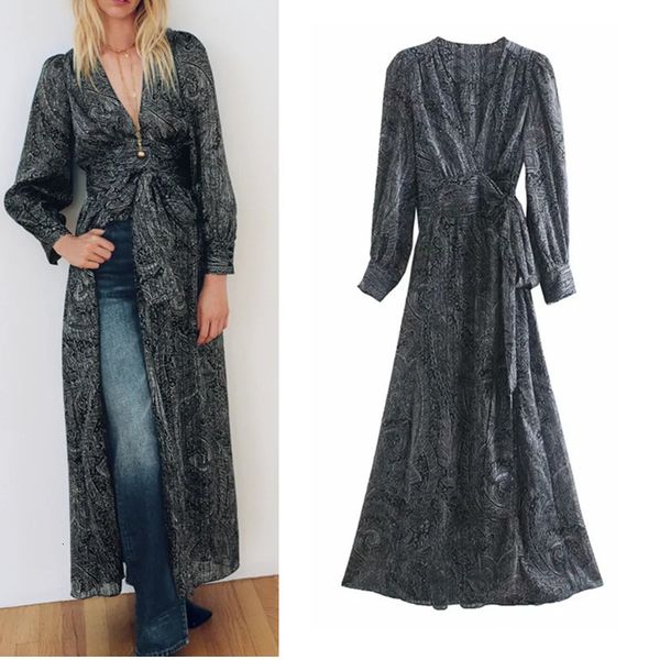 2021 new woman black printed dress women crossover v-neck puff long sleeves fashion belt laddies elegant wrap dresses mfpf, Black;gray
2021 new woman black printed dress women crossover v-neck puff long sleeves fashion belt laddies elegant wrap dresses mfpf, Black;gray
