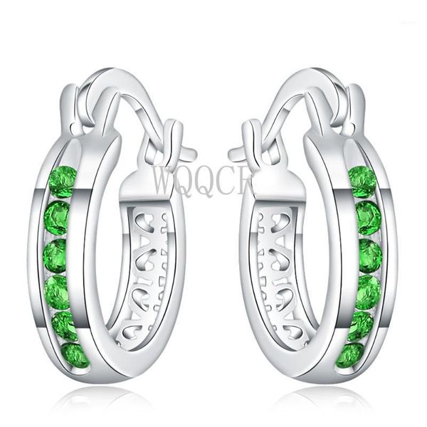 fashion 925 sterling silver cz crystal color green zircon earrings large hollow round earrings engraved pendant lady1, Golden;silver
fashion 925 sterling silver cz crystal color green zircon earrings large hollow round earrings engraved pendant lady1, Golden;silver